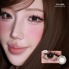 Kính áp tròng 6 tháng MEMORY PINK màu hồng nâu tự nhiên giãn tròng nhỏ GTRENDY - MCK1