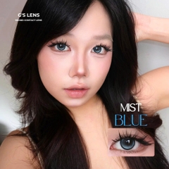 Kính áp tròng 6 tháng MIST BLUE màu xanh sáng tây giãn tròng nhỏ GTRENDY - MCK1