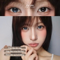 Kính áp tròng 6 tháng MIST BLUE màu xanh sáng tây giãn tròng nhỏ GTRENDY - MCK1