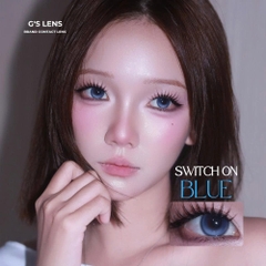 Kính áp tròng 6 tháng SWITCH ON BLUE màu xanh sáng tây giãn tròng nhỏ GTRENDY - MCK1