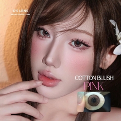 Kính áp tròng 6 tháng COTTON BLUSH PINK màu hồng tự nhiên giãn tròng nhỏ GTRENDY - MCK1