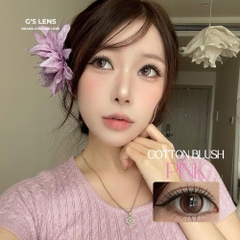 Kính áp tròng 6 tháng COTTON BLUSH PINK màu hồng tự nhiên giãn tròng nhỏ GTRENDY - MCK1