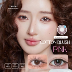 Kính áp tròng 6 tháng COTTON BLUSH PINK màu hồng tự nhiên giãn tròng nhỏ GTRENDY - MCK1