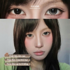 Kính áp tròng 6 tháng BETWEEN GRAY màu xám tự nhiên giãn tròng nhỏ GTRENDY - MCK1