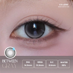 Kính áp tròng 6 tháng BETWEEN GRAY màu xám tự nhiên giãn tròng nhỏ GTRENDY - MCK1