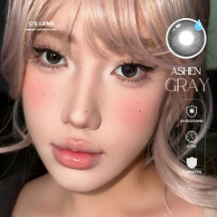 Kính áp tròng 6 tháng ASHEN GRAY màu xám đen tự nhiên giãn tròng nhỏ GTRENDY - MCK1