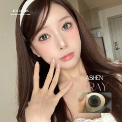 Kính áp tròng 6 tháng ASHEN GRAY màu xám đen tự nhiên giãn tròng nhỏ GTRENDY - MCK1