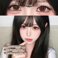 Kính áp tròng 6 tháng ONLY CHOCO màu choco tự nhiên giãn tròng to GTRENDY - MC38