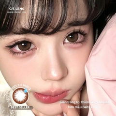 Kính áp tròng 6 tháng ONLY CHOCO màu choco tự nhiên giãn tròng to GTRENDY - MC38