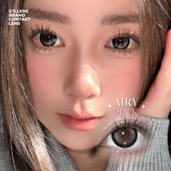 Kính áp tròng 1 ngày AIRY PINK màu hồng tự nhiên giãn tròng to GTRENDY