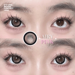 Kính áp tròng 1 ngày AIRY PINK màu hồng tự nhiên giãn tròng to GTRENDY