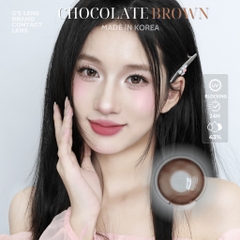Kính áp tròng 6 tháng CHOCOLA BROWN màu choco tự nhiên giãn tròng vừa