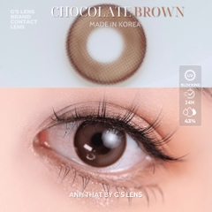 Kính áp tròng 6 tháng CHOCOLA BROWN màu choco tự nhiên giãn tròng vừa