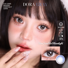 Kính áp tròng 6 tháng DORA GRAY màu xám sáng tây giãn tròng nhỏ GTRENDY - MC38