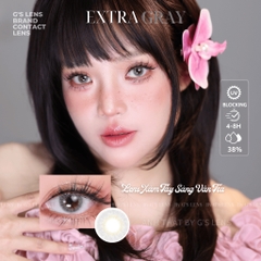 Kính áp tròng 6 tháng EXTRA GRAY màu xám sáng tây không giãn tròng GTRENDY - MC38
