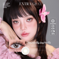 Kính áp tròng 6 tháng EXTRA GRAY màu xám sáng tây không giãn tròng GTRENDY - MC38