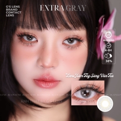 Kính áp tròng 6 tháng EXTRA GRAY màu xám sáng tây không giãn tròng GTRENDY - MC38