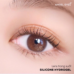 Kính Áp Tròng Lens Mắt Angel Eyes Silicone Hydrogel Trong Suốt Không Màu (0-10 độ)