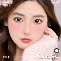 Kính Áp Tròng Lens Mắt Angel Eyes Silicone Hydrogel CHOKORETO CHOCO Size M 14.5 mm (0-8 độ)