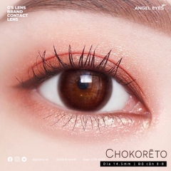 Kính Áp Tròng Lens Mắt Angel Eyes Silicone Hydrogel CHOKORETO CHOCO Size M 14.5 mm (0-8 độ)