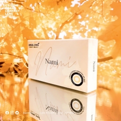 Kính Áp Tròng Lens Mắt Angel Eyes NAMI Brown Size XS 12.8mm (0-8 độ)