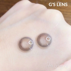 Kính áp tròng 6 tháng BLING GRAY màu xám nâu tự nhiên không giãn tròng GTRENDY