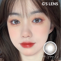 Kính áp tròng 6 tháng BLING GRAY màu xám nâu tự nhiên không giãn tròng GTRENDY