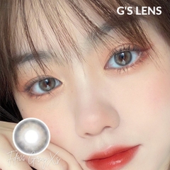 Kính áp tròng 6 tháng BLING GRAY màu xám nâu tự nhiên không giãn tròng GTRENDY