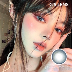 Kính áp tròng 6 tháng MH5992 GRAY màu xám xanh sáng tây giãn tròng nhỏ GTRENDY - MC38