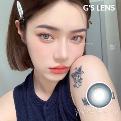 Kính áp tròng 6 tháng MH5992 GRAY màu xám xanh sáng tây giãn tròng nhỏ GTRENDY - MC38