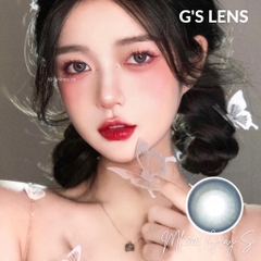 Kính áp tròng 6 tháng MH5992 GRAY màu xám xanh sáng tây giãn tròng nhỏ GTRENDY - MC38