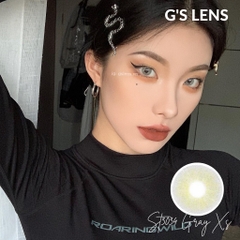 Kính áp tròng 6 tháng ST3034 GRAY màu xám sáng tây không giãn tròng GTRENDY - MC38