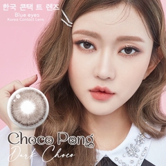 Kính áp tròng 6 tháng DARK CHOCO màu choco tự nhiên giãn tròng nhỏ