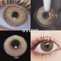 Kính áp tròng 6 tháng ST3034 BROWN màu nâu sáng tây không giãn tròng GTRENDY - MC38
