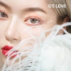 Kính áp tròng 6 tháng X635 BROWN màu nâu sáng tây giãn tròng nhỏ GTRENDY - MC38