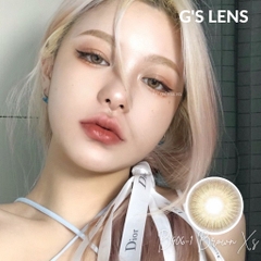 Kính áp tròng 6 tháng B406 BROWN màu nâu sáng tây không giãn tròng GTRENDY - MC38
