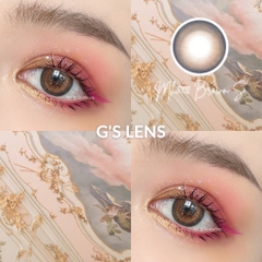 Kính áp tròng 6 tháng MH5992 BROWN màu nâu xanh sáng tây giãn tròng nhỏ GTRENDY - MC38