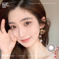 Kính áp tròng 6 tháng CAROL CHOCO màu choco tự nhiên giãn tròng nhỏ GTRENDY - MC38