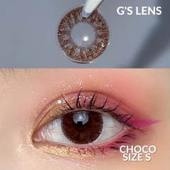 Kính Áp Tròng Lens Mắt AB CHOCO Size S 14.2mm (0-8 độ)