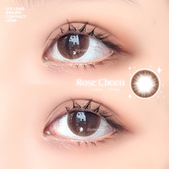 Kính áp tròng 6 tháng ROSE CHOCO màu choco tự nhiên giãn tròng vừa GTRENDY - MC38