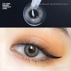 Kính áp tròng 6 tháng X651 BLUE màu xanh dương sáng tây không giãn tròng GTRENDY - MC38