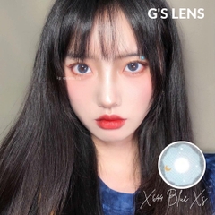 Kính áp tròng 6 tháng X644 BLUE màu xanh dương tự nhiên không giãn tròng GTRENDY - MC38