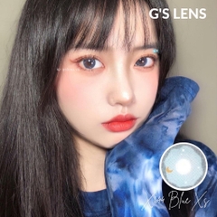 Kính áp tròng 6 tháng X644 BLUE màu xanh dương tự nhiên không giãn tròng GTRENDY - MC38
