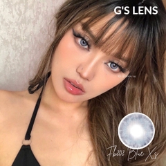 Kính áp tròng 6 tháng FB202 BLUE màu xanh dương sáng tây không giãn tròng GTRENDY - MC38