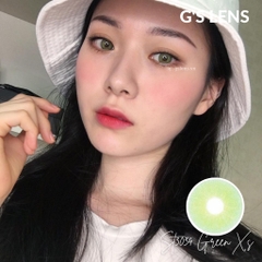 Kính áp tròng 6 tháng ST3034 GREEN màu xanh lá sáng tây giãn tròng nhỏ GTRENDY - MC38