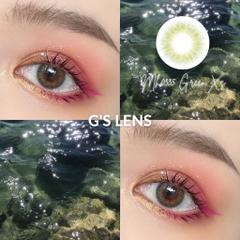 Kính áp tròng 6 tháng MH0335 GREEN màu xanh lá tự nhiên không giãn tròng GTRENDY - MC38