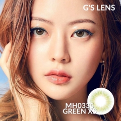 Kính áp tròng 6 tháng MH0335 GREEN màu xanh lá tự nhiên không giãn tròng GTRENDY - MC38