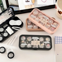 Khay 4 Cặp Gấu Thỏ Các Loại - Case Hộp Đựng Lens