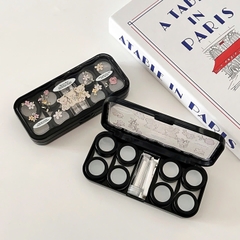 Khay 4 Cặp Gấu Thỏ Các Loại - Case Hộp Đựng Lens