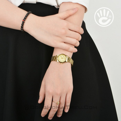 CASIO NỮ – QUARTZ (PIN) – DÂY KIM LOẠI (LTP-V001G-9BUDF)